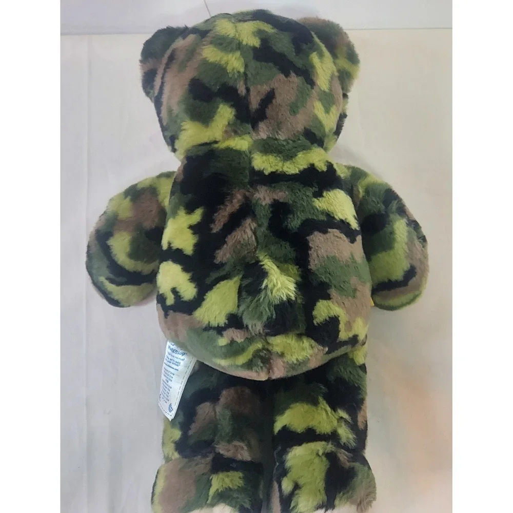 Build A Bear Workshop Camouflage Teddy Bear Plush Stuffed Animal 015171‎